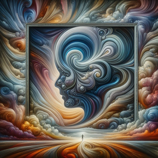 abstract image of thinking outside a frame